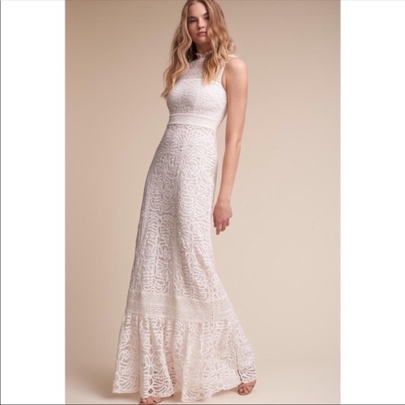 BHLDN Dresses & Skirts - Bhldn Anthropologie Ojai ivory lace wedding dress